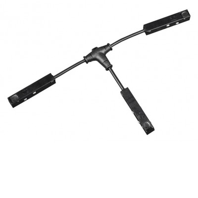 HOROS ECO "T" napájecí konektor MG 48V Napájecí konektor pro magnetický systém, pro T spojku, těleso kov, povrch černá, 48V.