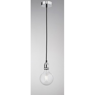 CLEAN Závěsný kabel s objímkou, materiál kov, povrch chrom lesk/chrom broušené/leštěná mosaz, pro žárovku 1x40W, E27, 230V, IP20, rozměry l=2500mm, lze zkrátit.