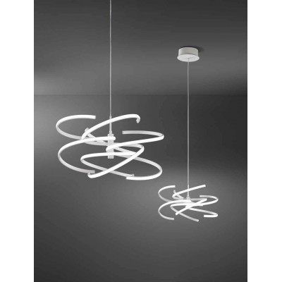 NEST Nástěnné svítidlo, základna hliník, povrch bílá, dif. plast opál, LED 60W/4800lm, 80W/6400lm, přepín. CCT teplá 3000K-denní 6000K, stmív., Ra80, 230V, IP20, tř.1, rozměry dle typu.