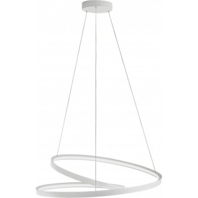 RITMO Závěsné svítidlo, těleso kov, povrch bílá mat/hnědá skořicová, difuzor plast opál, LED 70W/5600lm, 55W/4400lm, teplá 3000K, 230V, stmívatelné, IP20, rozměry dle typu.