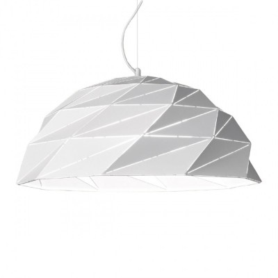 TILT Závěsné svítidlo, základna kov, stínítko kov, povrch bílá mat/zlatá mat/černá a zlatá, pro žárovku 3x60W, E27, 230V, IP20, rozměry d=560mm, h=300mm, vč závěs lanka h=1500mm, lze zkrátit.