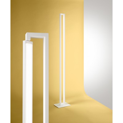 SWAY Stojací lampa, nast. směr svícení, těleso hliník, povrch černá/bílá, difuzor plast opál, LED 27W, 2495lm, dotyk CCT teplá 3000K-denní 6000K, dotyk stmívání, 230V, IP20, tř.1, rozměry 240x190mm, h=1610mm.
