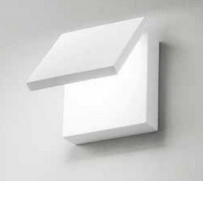 SECRET Nástěnné svítidlo, nastavitelný směr svícení, těleso kov, povrch bílá mat/černá mat, difuzor plast opál, LED 10W, 700lm, teplá 3000K, rozměry 120x120mm.