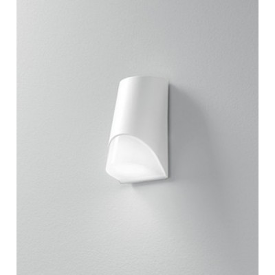 ROOF Venkovní nástěnné svítidlo, těleso hliník, povrch bílá, difuzor plast opál, pro žárovku 1x35W, GU10, 230V, IP44, rozměry 110x170x90mm.