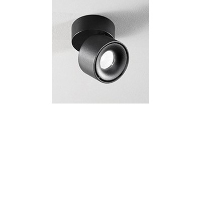 CAMERA Stropní přisazené bodové svítidlo, výklopné +-90°, těleso kov, povrch bílá mat/černá mat, LED 8W/480lm, 15W/900lm, dle typu přepín CCT teplá 3000K-denní 6000K nebo 3000K, 230V, IP20, rozměry dle typu.
