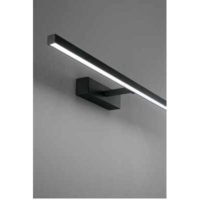 RIGA Nástěnné svítidlo k zrcadlu, nastav. směr svícení, těleso hliník, povrch černá/bílá/chrom lesk, dif plast, LED 12W/16W/24W, přepín CCT teplá 3000K-neutr 4000K-denní 6000K, do koupelny IP44, rozměry dle typu.