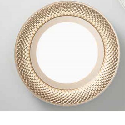 HIVE Stropní svítidlo, základna kov, povrch bílá mat/bílá mat a zlatá mat, dif. plast opál, LED 30W/2400lm, 40W/3200lm, přepín. CCT teplá 3000K-neutr 4000K, stmív., Ra90, 230V, IP20, tř.1, rozměry dle typu.