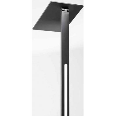 QUANDRA Stojací lampa, nast. směr svícení, těleso hliník, povrch černá/bílá, dif plast opál, LED 24W+10W, 2160lm+900lm, dotyk CCT teplá 3000K-denní 6000K, stmívání, 230V, IP20, tř.3, rozměry 190x240mm, h=1800mm.