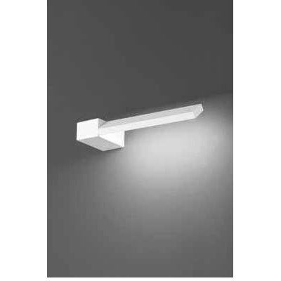 ELLE Nástěnné svítidlo, nast. směr svícení, hliník, bílá/černá, dif. plast opál, LED 14W, 1120lm, přepín. CCT teplá 3000K/neutr 4000K/denní 6000K, Ra80, 230V, IP20, rozměry 310x40x100mm.
