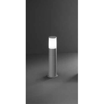SIGARO Sloupkové svítidlo, těleso hliník, povrch sv. šedá, dif. plast opál, pro žárovku 1x20W, E27, 230V, IP54, tř.1, rozměry d=110mm, h=500mm.