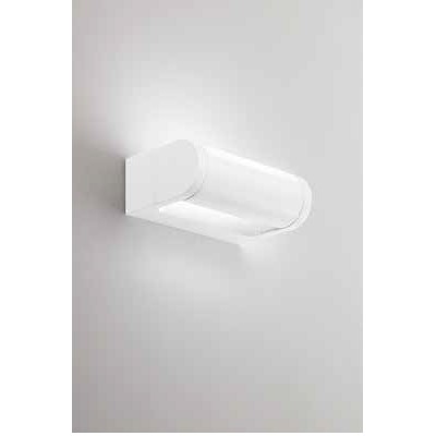 ORIENTA Nástěnné venkovní svítidlo, nast. sklon svícení, těleso hliník, povrch bílá, dif plast opál, LED 12W, 960lm, teplá 3000K, Ra90, 230V, IP65, tř.1, rozměry 176x63x110mm.