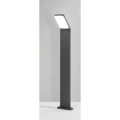 PATH Sloupkové svítidlo, těleso hliník, povrch černá antracit/sv. šedá, dif. plast opál, LED 12W, 1050lm, teplá 3000K, Ra80, 230V, IP65, tř.1, rozměry h=900mm, svítí dolů.