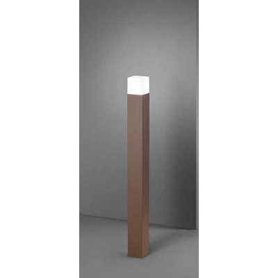 TOWER Sloupkové svítidlo, těleso hliník, povrch černá antracit/hnědá/sv. šedá, dif. plast opál, pro žárovku 1x20W, E27, 230V, IP54, tř.1, rozměry dle typu.