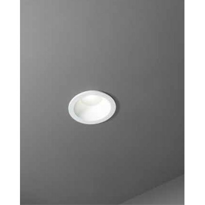 OASIS Podhledové bodové svítidlo, kruhové, těleso kov, povrch bílá, pro žárovku 1x35W, GU10, 230V, IP44, tř.1, rozměry d=90mm, h=45mm.