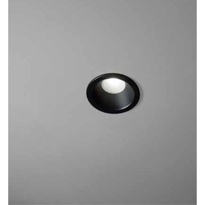 OASIS Podhledové bodové svítidlo, kruhové, těleso kov, povrch bílá/černá, pro žárovku 1x35W, GU10, 230V, IP44, tř.1, rozměry d=90mm, h=45mm.