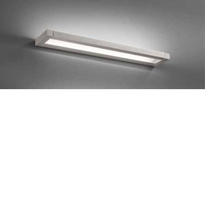 SLIM Nástěnné svítidlo, nast. směr svícení, těleso hliník, povrch broušený, dif plast opál, LED 12W, 960lm, přepín. CCT teplá 2700K-3000K-neutr 4000K, Ra80, 230V, IP20, rozměry 392x25x110mm.