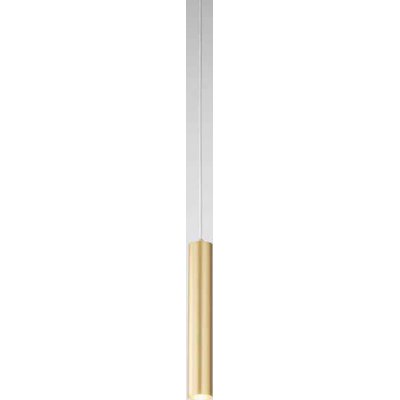 SHOT Závěsné bodové svítidlo, těleso hliník, povrch zlatá mat, pro žárovku 1x35W, GU10, 230V, IP20, tř.1, rozměry d=55mm, h=350mm, vč závěs kabelu l=3000mm, lze zkr, základna SAMOSTANĚ