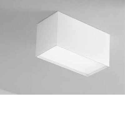 TRIC Stropní svítidlo, těleso hliník, povrch černá/bílá, difuzor plast opál, LED 20W, 1600lm, teplá 3000K, Ra90, 230V, IP20, tř.1, rozměry 100x200x110mm.