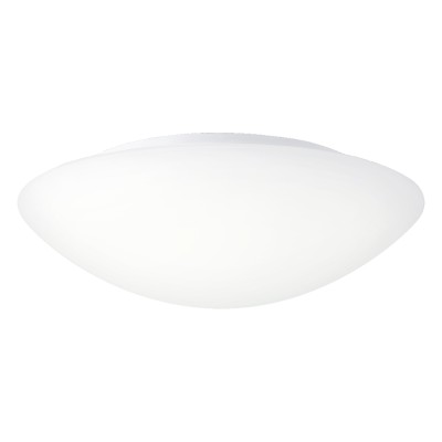 ASPEN Stropní svítidlo, základna kov, povrch bílá, difuzor sklo opál, pro žárovku 3x60W, E27,  230V, do koupelny IP44, tř.1, rozměry d=360mm, h=130mm.