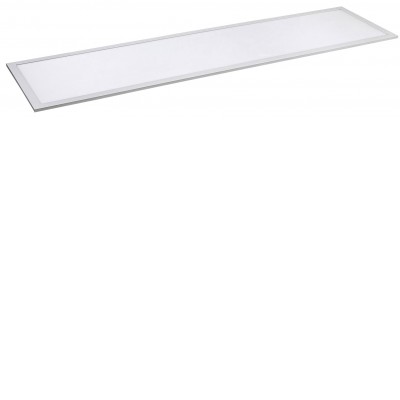 DAMEK 40W VÝPRODEJ Stropní přisazené svítidlo, tvar obdélník, těleso kov, povrch bílá, difuzor plast opál, LED 40W, 4200lm, neutrální 4000K, 230V, IP20, tř.1. rozměry 295x1195x50mm.