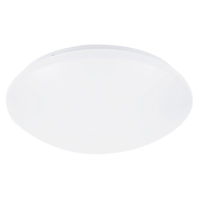 LUCAS LED 12W 18W 24W Stropní svítidlo, základna kov, povrch bílá mat, difuzor plast opál, LED 1x12W/780lm, 18W/1170lm, 24W/1560lm, neutrál 4000K, 230V, IP20 nebo do koupelny IP44, tř.1. rozměry dle typu