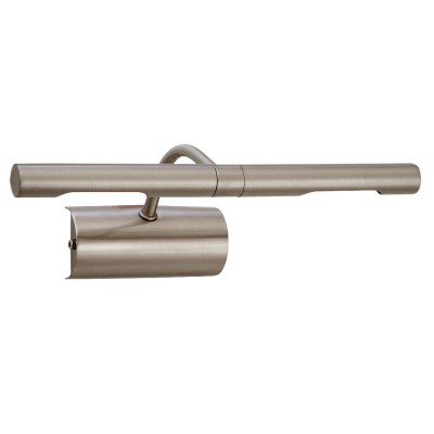 PICTURE LIGHT Nástěnné svítidlo pro osvětlení obrazů, základna kov, těleso kov, pro žárovku 2x40W, G9, teplá 2700K, 270lm, 230V, IP20, tř.1. 1 rameno, rozměry 100x180x293mm, vč.sv.zdr.