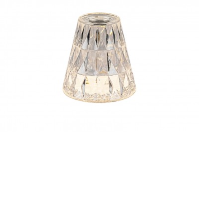 SIGGY 2W, RGB, USB na baterie Stolní lampa na baterie, krycí sklo čiré, LED 2W, teplá 3000K, 40lm, RGB, IP20, tř.3, rozměry d=110mm, h=125mm, nabíjení pomoc USB kabelu.