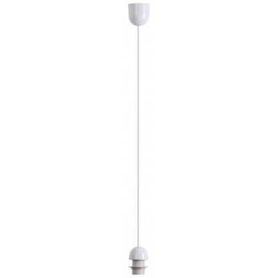 FIX závěsný kabel s objímkou bílá Závěsný kabel s objímkou, těleso plast, povrch bílá, pro žárovku 1x60W, E27, 230V, IP20, tř.1. rozměry závěsný kabel h=800mm, lze zkrátit