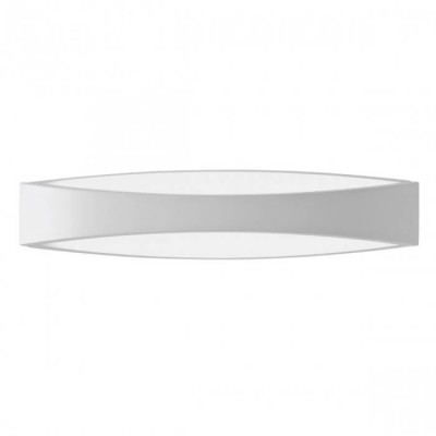 EIGHER Nástěnné svítidlo, těleso hliník, povrch bílá, LED 12W, 747lm, teplá 3000K, 230V, IP20, tř.1, rozměry 80x100x350mm, svítí nahoru/dolů