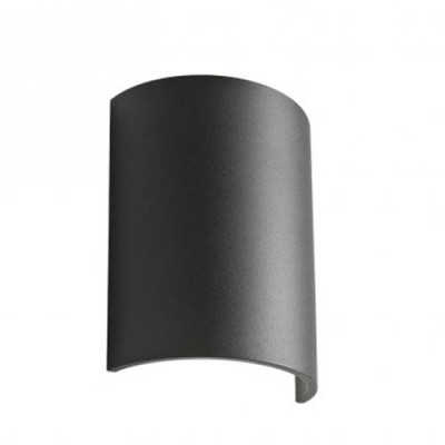 MATCH Nástěnné svítidlo, těleso hliník, povrch černá, LED 6W, 600lm, teplá 3000K, 230V, IP20, tř.1, rozměry 50x110x150mm, svítí nahoru/dolů