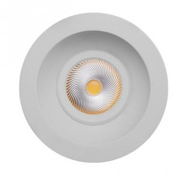 XENO LED 10W, IP65 Podhledové svítidlo, výklopné +-15°, těleso kov, povrch bílá, kryt sklo, LED 10W, 1100lm, teplá 3000K, Ra80, 230V, IP65, rozměry d=115mm