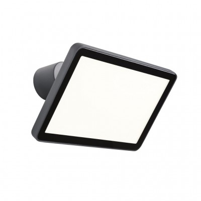FLUX 30W, 50W, IP65 Nástěnné venkovní svítidlo, reflektor, nastavitelný směr svícení,  těleso hliník, povrch šedočerná, difuzor plast opál, LED 30W, 50W, teplá 3000K, Ra80, 230V, IP65, rozměry dle typu