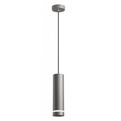 KLOU Venkovní závěsné svítidlo, těleso hliník, povrch tmavě šedá, dif. plast opál, LED 9W, teplá 3000K, 553lm, 230V, IP54, tř.1, rozměry d=80mm, h=300mm, vč. závěs kabelu l=1200mm, lze zkrátit.
