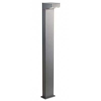 CAPE Sloupkové venkovní svítidlo, těleso hliník, povrch tm. šedá, krycí sklo čiré, LED 13W, teplá 3000K, vyzař. úhel 20°x40°/20°x90°, Ra80, 230V, IP65, tř.1, rozměry 150x130mm, h=900mm, svítí dolů.