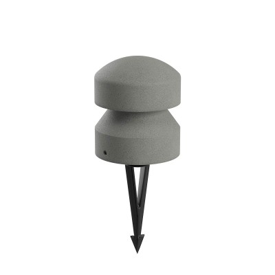 CLIFF Sloupkové svítidlo, těleso beton, barva slonová kost/tm.šedá/hliněná, dif sklo opál, LED 8W/15W, teplá 2700K/3000K, vyzař. úhel 360°, Ra90, 230V, IP65, tř.1, rozměry dle typu, vč. bodce do záhonu.