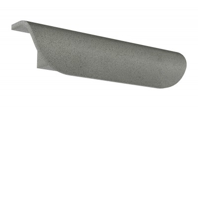 LID Nástěnné venkovní svítidlo, těleso beton, povrch tm. šedá, dif sklo opál, LED 8,8W, 652lm, teplá 2700K, Ra90, 230V, IP65, tř.1, rozměry 320x80x66mm, svítí dolů.