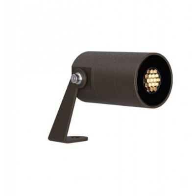 XROCK PROJECTOR Bodové svítidlo, nastavitelný směr svícení, těleso hliník, povrch rezivá, krycí sklo, LED 3W, teplá 2700K, 251lm, stmív, vyzař úhel 38°, Ra80, 24V, IP65, tř.1, rozměry d=40mm, h=63mm.