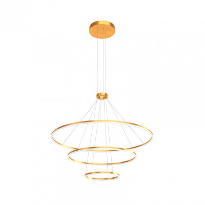 ORBIT Závěsné svítidlo, prstenec, těleso kov, povrch bronz, dif plast opál, LED 151W, neutrální 4000K, 11812lm, Ra80, stmív. TRIAC, 230V, IP20, rozměry d=1200mm, vč.záv.kabelu l=1700mm, lze zkrátit.