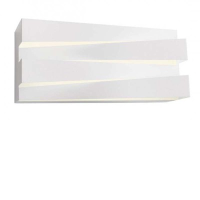 ZIGO Nástěnné svítidlo, základna kov, povrch bílá mat, dif plast opál, LED 26W, teplá 3000K, 2111lm, Ra90, 230V, IP20, tř.1, rozměry 280x123x90mm, svítí nahoru/dolů.