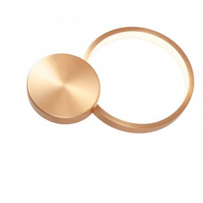 CRONOS Nástěnné svítidlo, přímé a nepřímé svícení, základna kov, povrch bronz, dif plast opál, LED 29W, teplá 3000K, 1372lm, stmív. ve 3 krocích, Ra90, 230V, IP20, tř.1, rozměry 385x260x80mm.