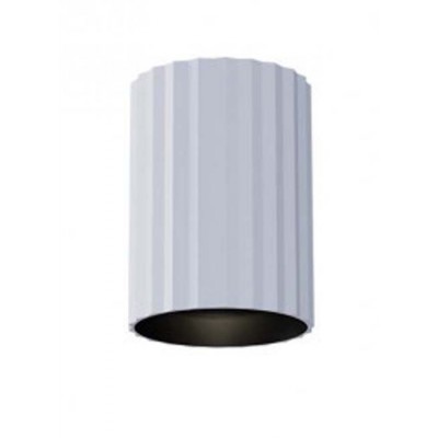 DELPHI Stropní  přisazené svítidlo, těleso kov, povrch bílá mat, pro žárovku 1x7W, GU10, 230V, IP20, tř.1, rozměry d=70mm, h=95mm.