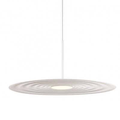 LAKE LED 13W Závěsné svítidlo, těleso kov, povrch bílá/kaštanová/olivová/ černá, dif plast opál, LED 13W, teplá 3000K, 723lm, Ra90, 230V, IP20, tř.2, rozměry d=500mm, h=210mm, vč závěs kabelu l=1395mm, lze zkrátit.