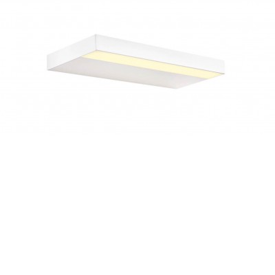 SEED Nástěnné svítidlo, základna hliník, povrch bílá, dif plast opál, LED 15W, 1880lm,  teplá 3000K, Ra80, 230V, IP20, tř.1, rozměry 312x25x110mm, svítí nahoru/dolů.