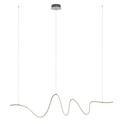 MPULS Závěsné svítidlo, základna hliník, povrch bílá/zlatá mat/černá, dif plast opál, LED 34W/2380lm, 68W/4760lm, teplá 3000K, stmív. STEP, 230V, IP20, tř.2, rozměry dle typu.