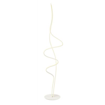 IMPULS Stojací lampa, základna hliník, povrch bílá, dif plast opál, LED 26W, 2520lm, teplá 3000K, stmív. TRIAC, Ra80, 230V, IP20, tř.2, rozměry d=330mm, h=1600mm, vč. vypínač na kabelu.