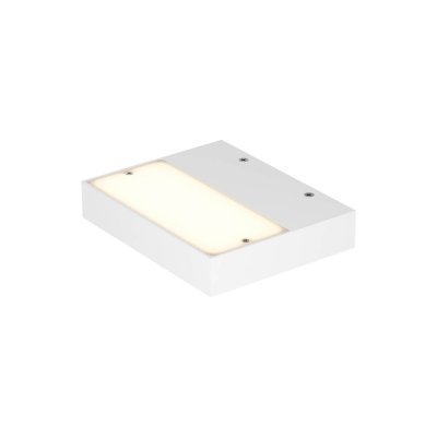 APEX Nástěnné svítidlo, těleso hliník, povrch bílá, difuzor plast opál, LED 18W, 1314lm,  teplá 3000K, 230V, IP20, tř.1, rozměry 163x32x130mm, svítí nahoru nebo dolů
