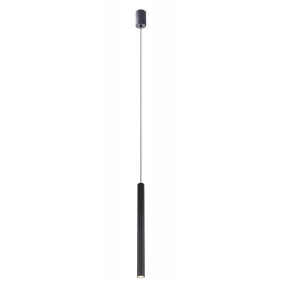 NIKOS Závěsné bodové svítidlo, základna hliník, povrch bílá/černá/zlatá mat, LED 8W, teplá 2700K/403lm, 3000K/408lm, Ra90, 230V, IP20, rozměry d=26mm, výška dle typu, vč. závěs. kabelu l=1500mm, lze zkrátit.
