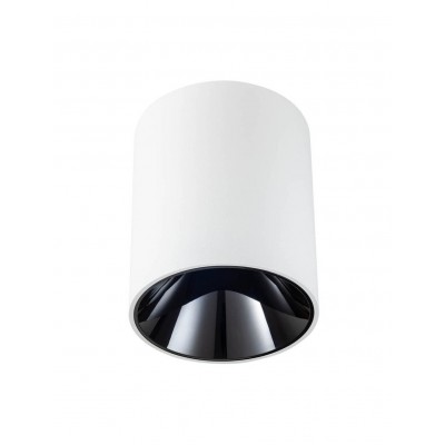 TAKTO Stropní bodové svítidlo, základna hliník, povrch bílá, LED 15,5W, teplá 3000K, 1160lm, stmív. TRIAC, 230V, IP20, tř.1, rozměry d=90mm, h=110mm.