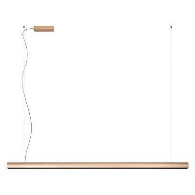 CITYLINE Závěsné svítidlo, těleso hliník, povrch stříbrno-kávová, dif plast opál, LED 35W, 1658lm, přepín. CCT teplá 2700K-3000K, stmív TRIAC, Ra90, 230V, IP20, 1500x57x68mm, vč závěs lanka l=2082mm, lze zkr