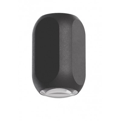 CRISP Nástěnné svítidlo, těleso hliník, povrch bílá/kávová/stříbrnohnědá/černá, LED 7,5W, teplá 2700K/680lm, teplá 3000K/720lm, stmív. TRIAC, Ra90, 230V, IP20, rozměry 60x60mm, h=108mm, svítí nahoru/dolu